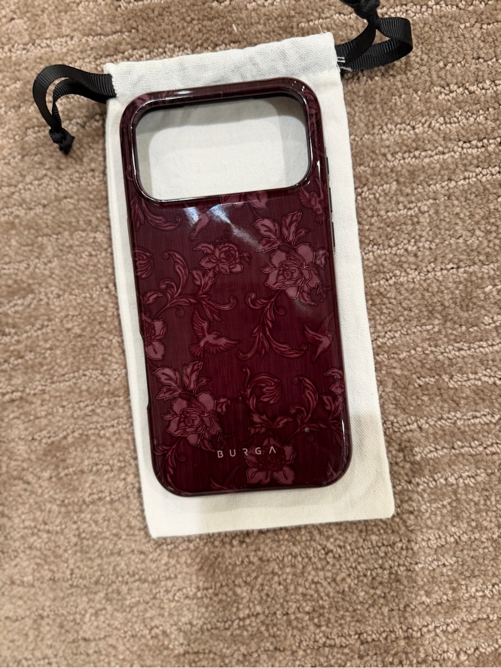 Burga Protective Phone Case - Deep Burgundy